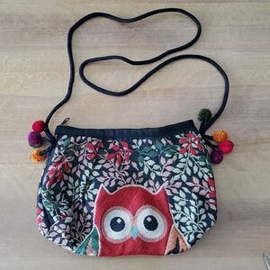 OWL TAPESTRY CROSSBODY bag